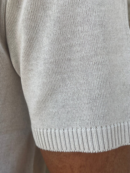 Girocollo Uomo Cotone Rasato Maglia Maglieria Casual Leggero 100% Made in Italy