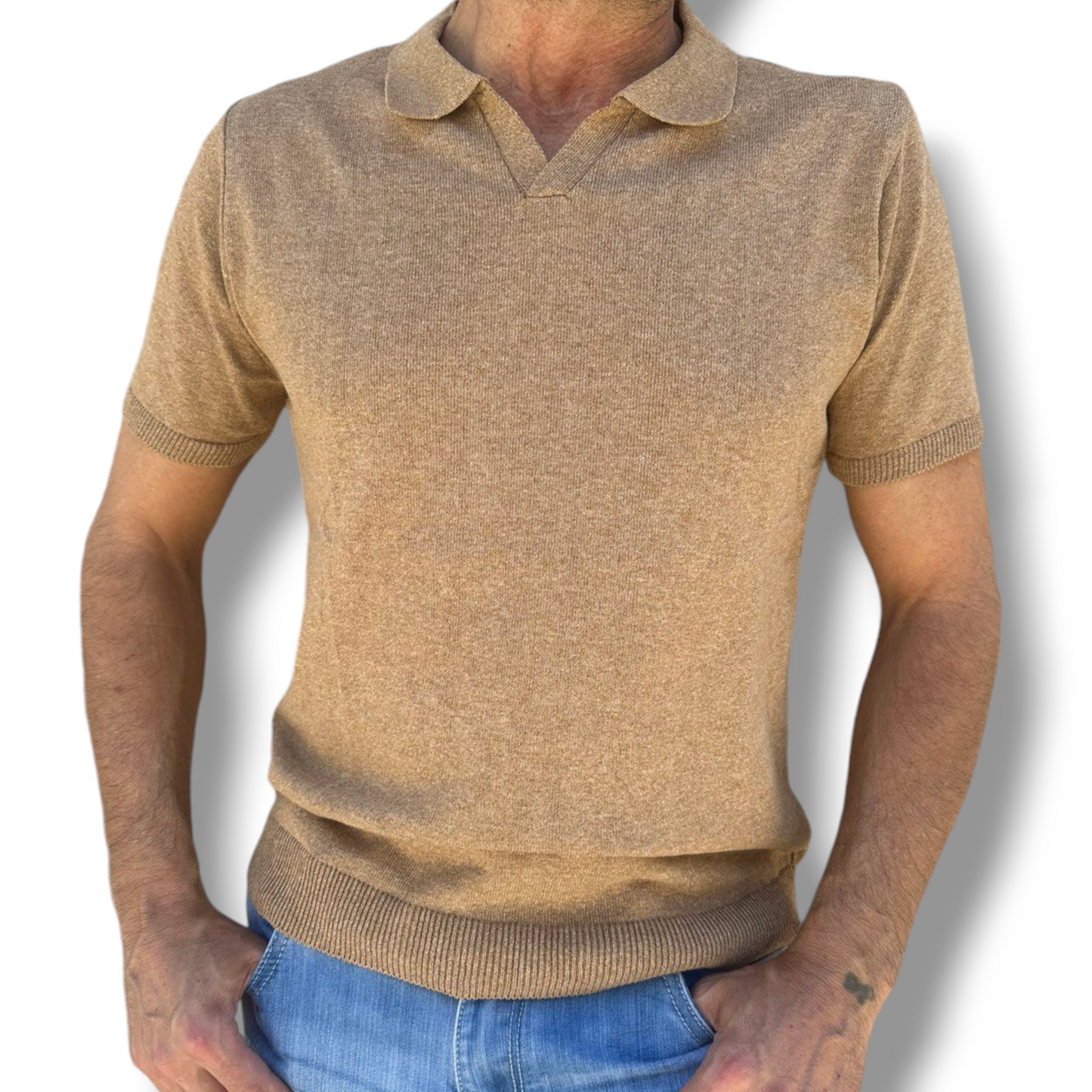 POLO UOMO COTONE T-SHIRT MANICA CORTA  100% MADE IN ITALY - Pasqualejimmy