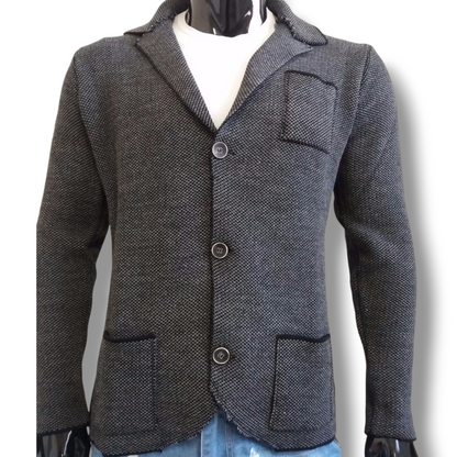 CARDIGAN UOMO MISTO LANA 100% MADE IN ITALY - Pasqualejimmy