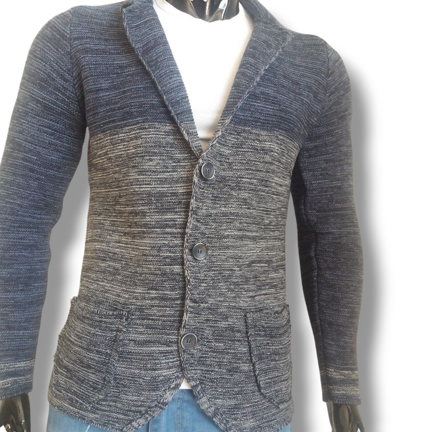 CARDIGAN UOMO MISTO LANA SLIM FIT 100% MADE IN ITALY - Pasqualejimmy