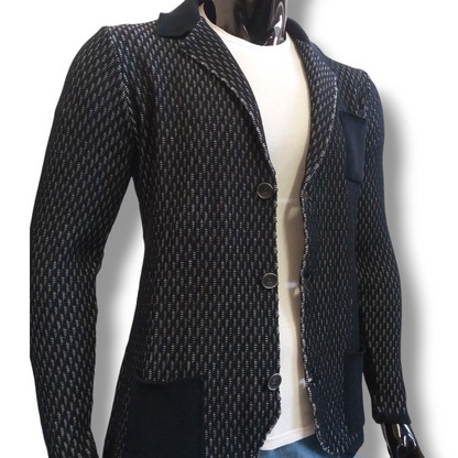 CARDIGAN UOMO COTONE  SLIM LAVORATO A MAGLIA 100% MADE IN ITALY - Pasqualejimmy