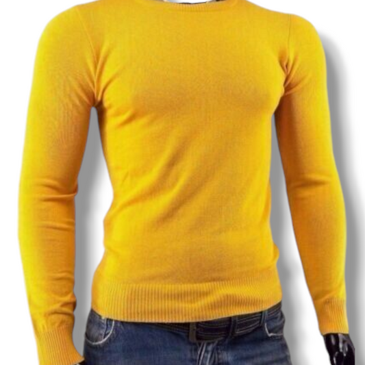 MAGLIA A MANICA LUNGA COTONE ELASTICIZZATO 100% MADE IN ITALY - Pasqualejimmy