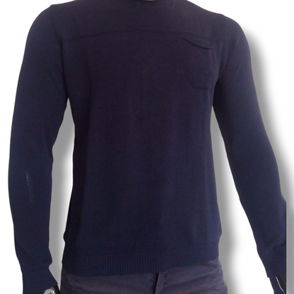 MAGLIA A MANICA LUNGA UOMO COTONE  100% MADE IN ITALY - Pasqualejimmy