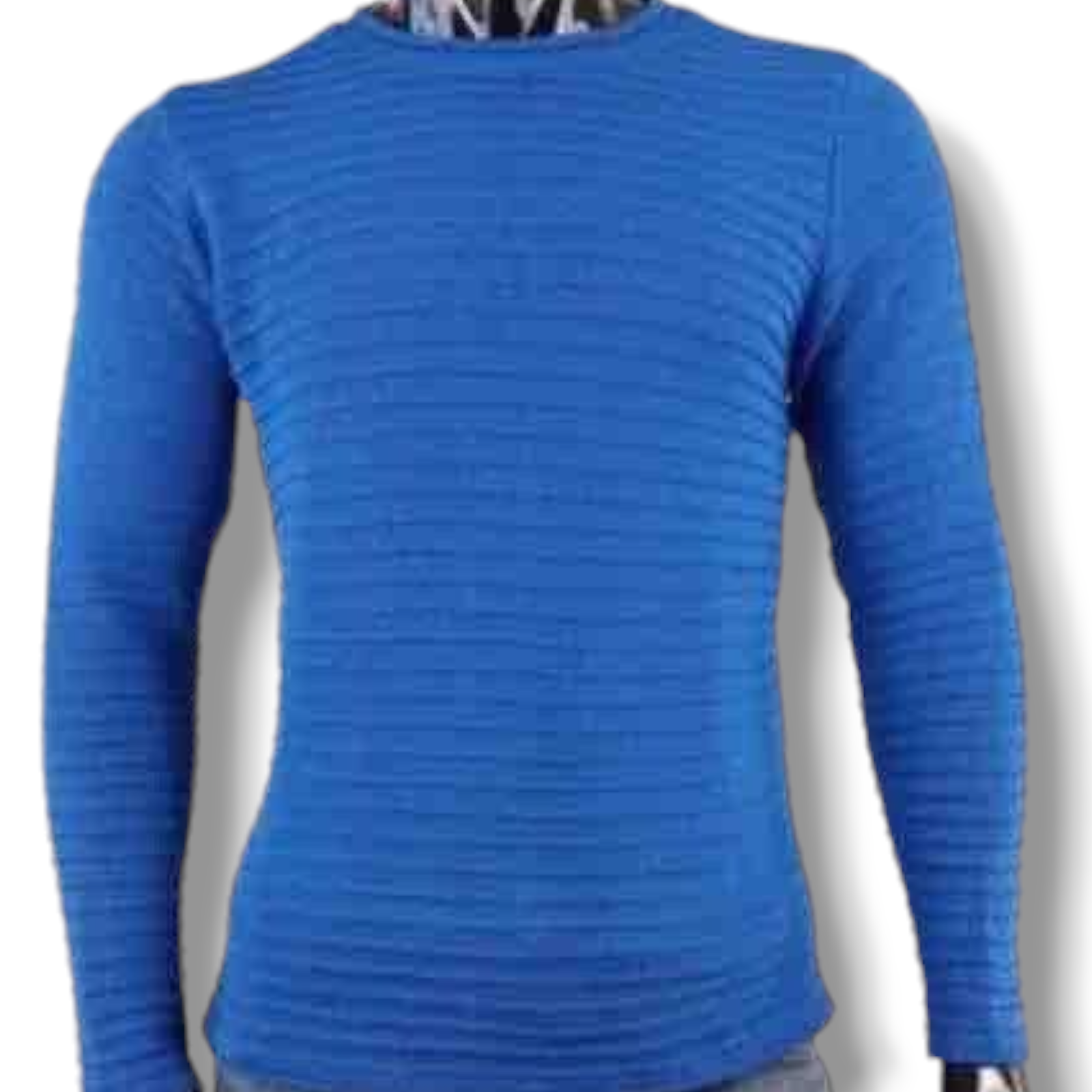 MAGLIA A MANICA LUNGA UOMO COTONE CON RILIEVO 100% MADE IN ITALY - Pasqualejimmy