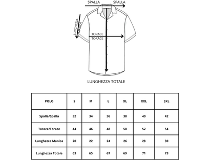 POLO UOMO COTONE MANICA CORTA MAGLIA RIGATA MAGLIERIA PRODOTTA IN ITALIA
