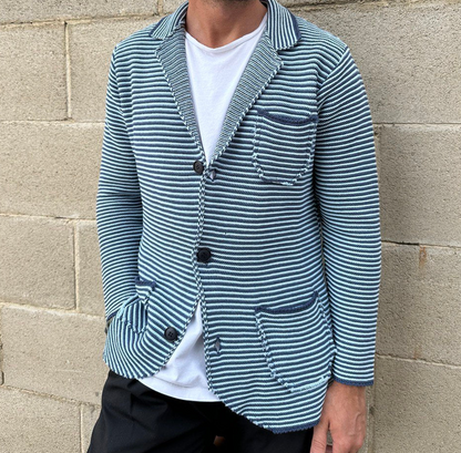 CARDIGAN UOMO COTONE SLIM 100% MADE IN ITALY - Pasqualejimmy