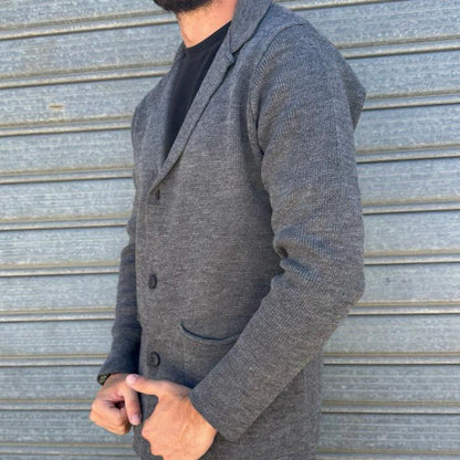 HERREN-CARDIGAN AUS WOLLE, 100 % IN ITALIEN HERGESTELLT