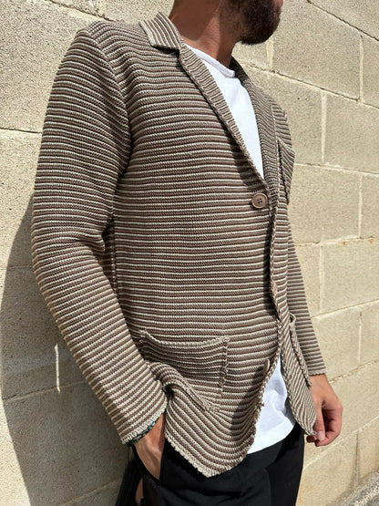 CARDIGAN UOMO COTONE SLIM 100% MADE IN ITALY - Pasqualejimmy