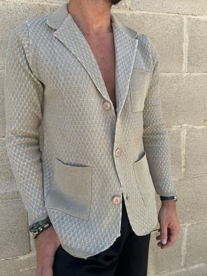 CARDIGAN UOMO COTONE SLIM 100% MADE IN ITALY - Pasqualejimmy