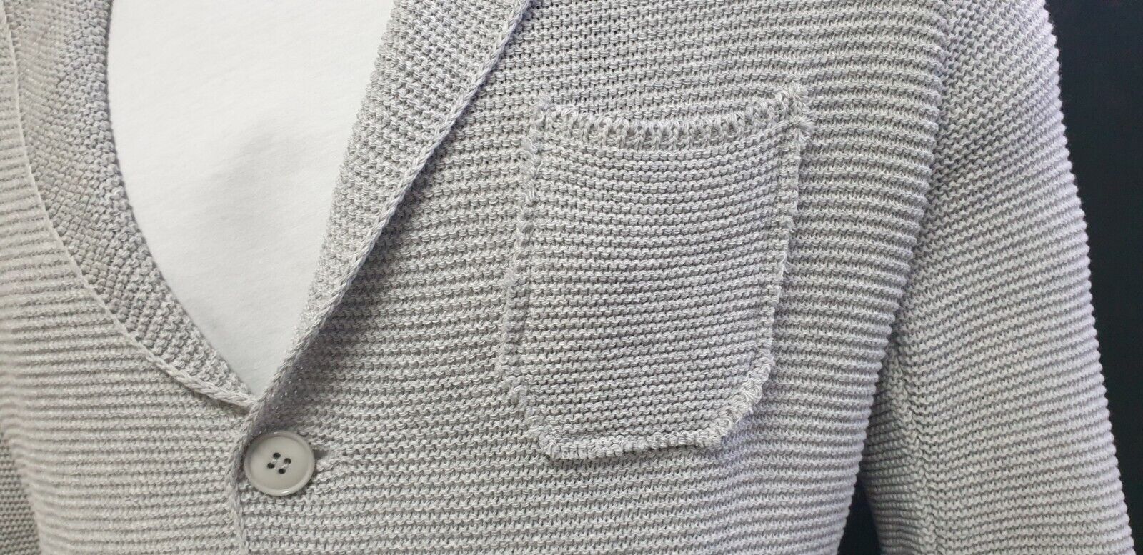 CARDIGAN UOMO COTONE LAVORATO A MAGLIA SLIM 100% MADE IN ITALY - Pasqualejimmy