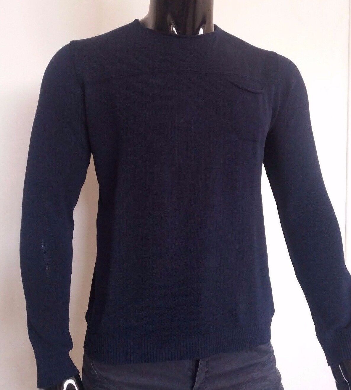 MAGLIA A MANICA LUNGA UOMO COTONE  100% MADE IN ITALY - Pasqualejimmy