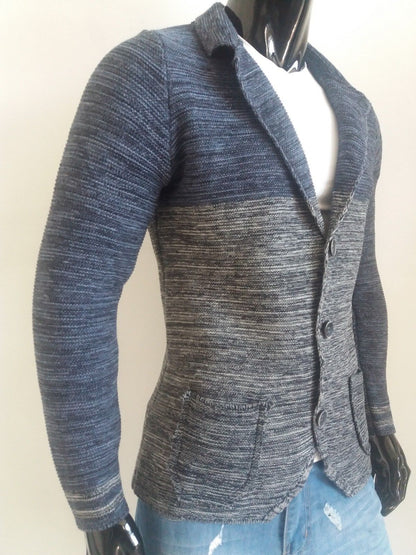 CARDIGAN UOMO MISTO LANA SLIM FIT 100% MADE IN ITALY - Pasqualejimmy