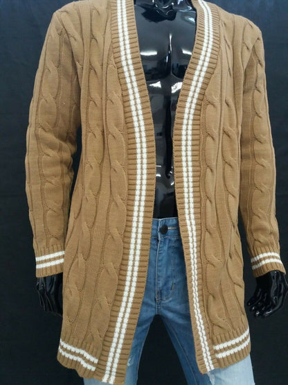 CARDIGAN UOMO  LANA TRECCIONE  100% MADE IN ITALY - Pasqualejimmy