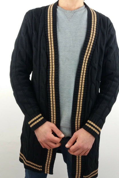 CARDIGAN UOMO  LANA TRECCIONE  100% MADE IN ITALY - Pasqualejimmy