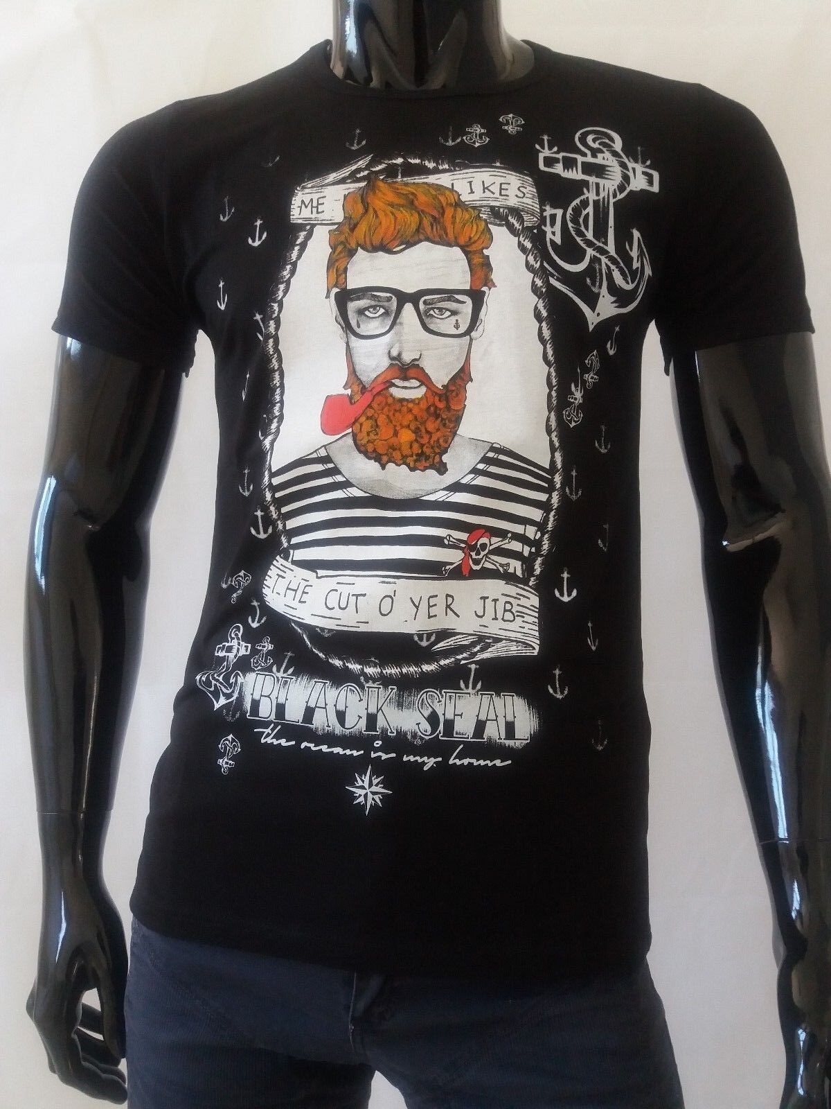 T-SHIRT UOMO MAGLIETTA MANICA CORTA CON STAMPA 100% MAGLIA COTONE MADE IN ITALY - Pasqualejimmy