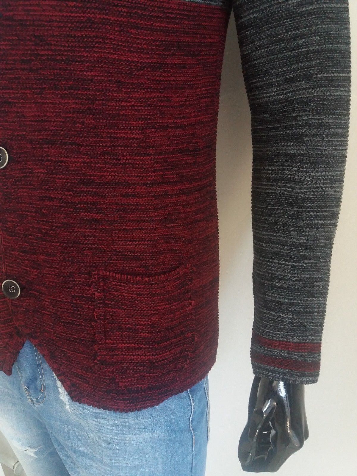 CARDIGAN UOMO MISTO LANA SLIM FIT 100% MADE IN ITALY - Pasqualejimmy