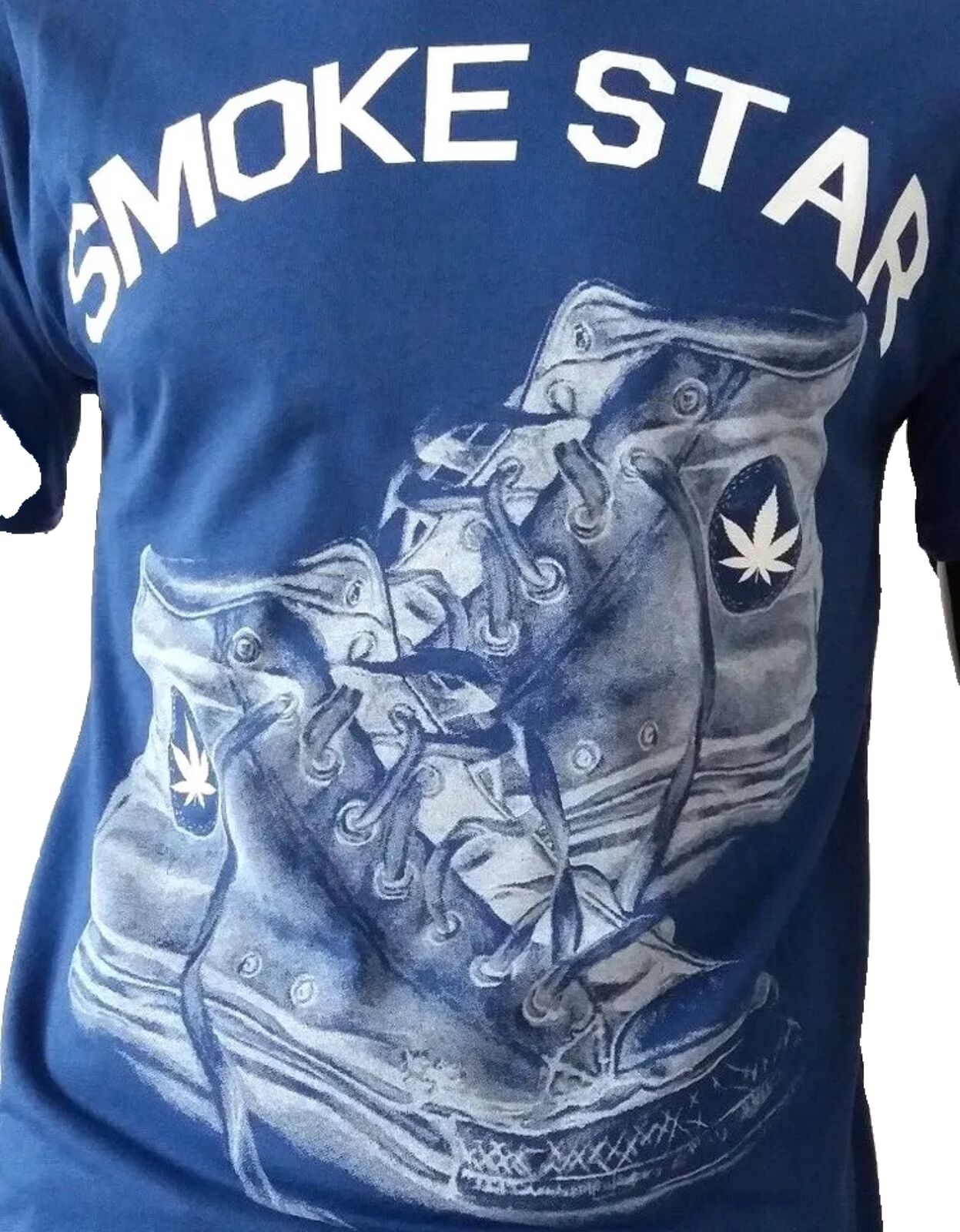 T-SHIRT UOMO CON STAMPA SCARPE MAGLIETTA MANICA CORTA 100%COTONE MADE IN ITALY - Pasqualejimmy