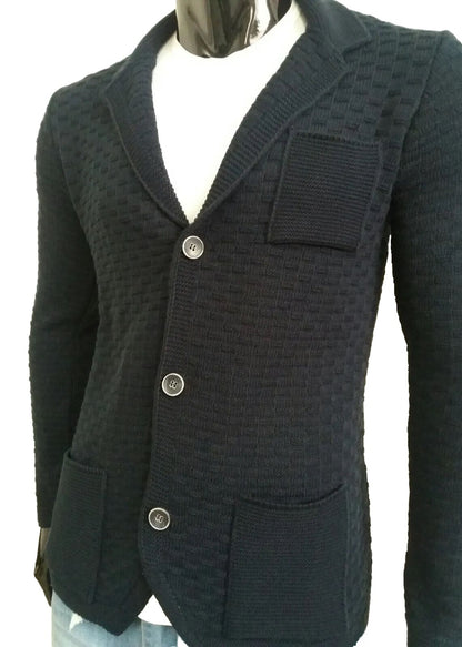 CARDIGAN UOMO MISTO LANA SLIM 100% MADE IN ITALY - Pasqualejimmy