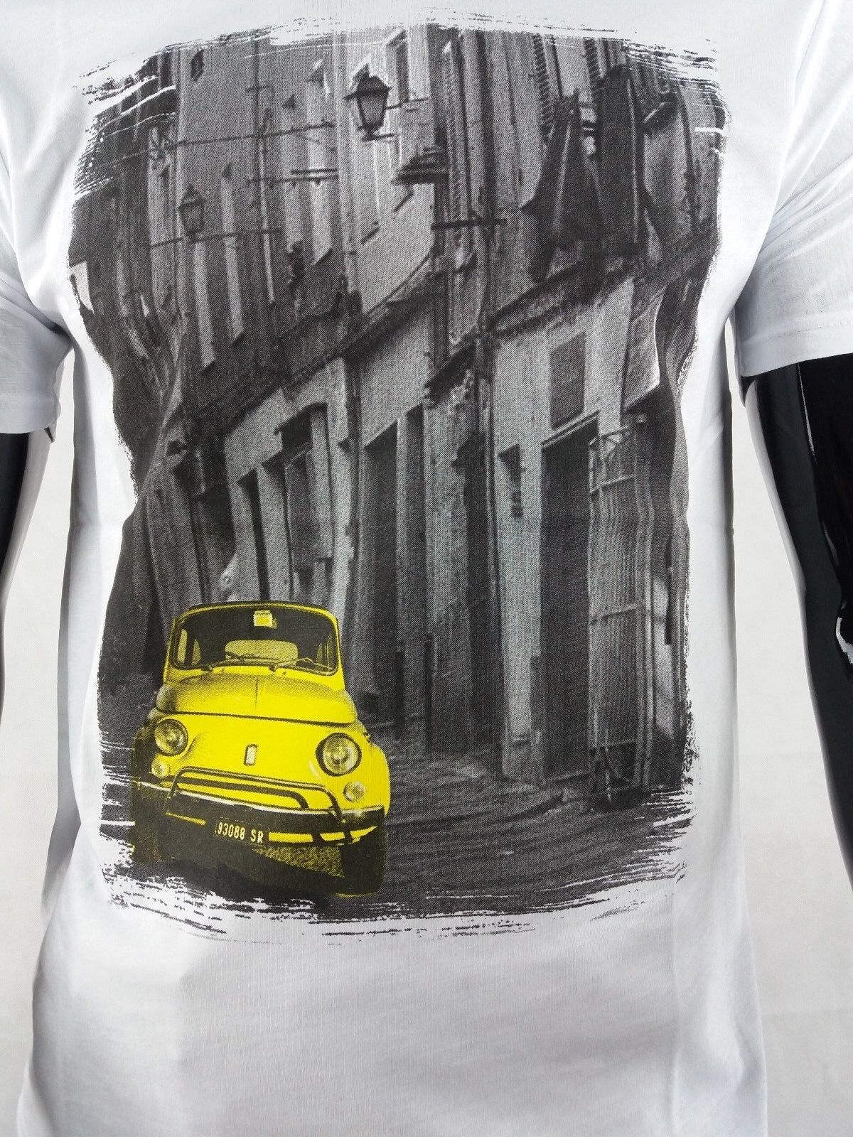 T-SHIRT UOMO CON STAMPA 500 MAGLIETTA MANICA CORTA 100%COTONE MADE IN ITALY - Pasqualejimmy