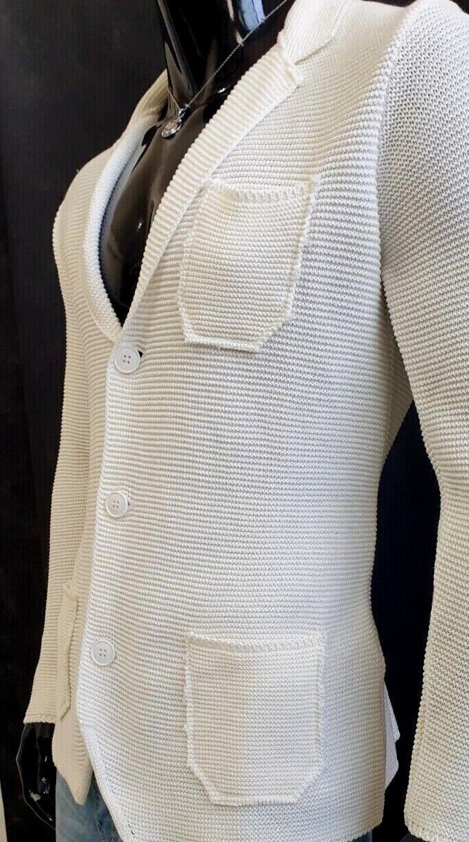 CARDIGAN UOMO COTONE LAVORATO A MAGLIA SLIM 100% MADE IN ITALY - Pasqualejimmy