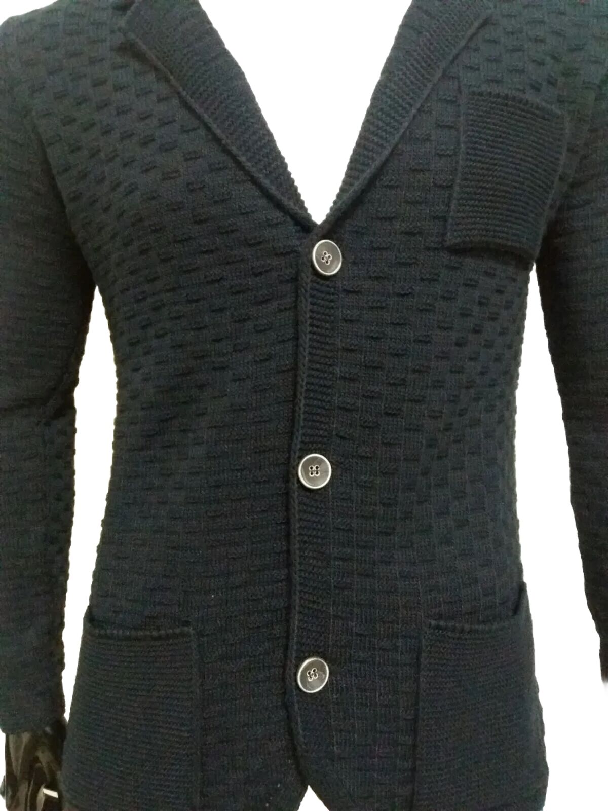 CARDIGAN UOMO MISTO LANA SLIM 100% MADE IN ITALY - Pasqualejimmy