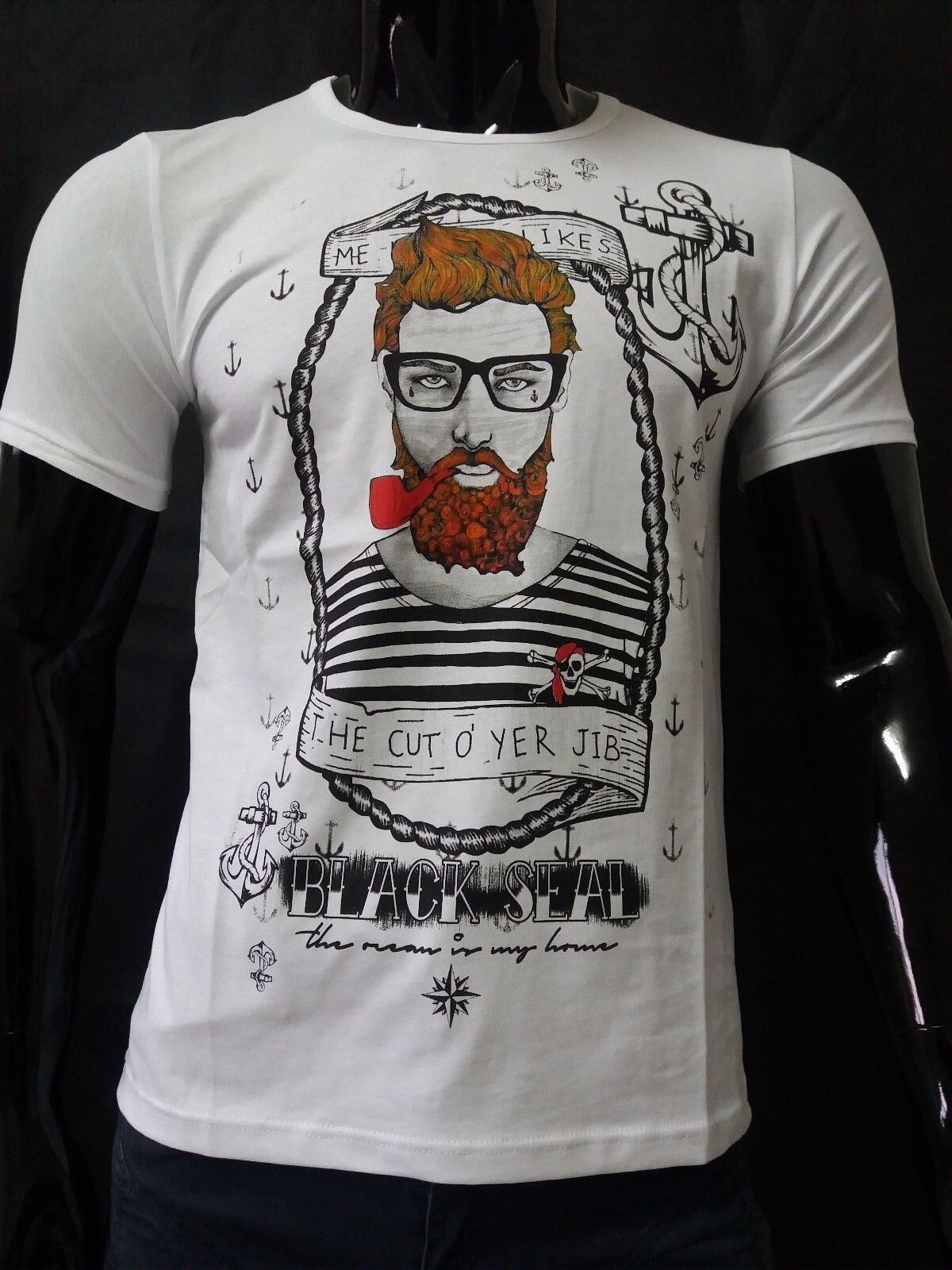 T-SHIRT UOMO MAGLIETTA MANICA CORTA CON STAMPA 100% MAGLIA COTONE MADE IN ITALY - Pasqualejimmy